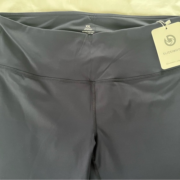 NEW / Navy Blue Bubblelime Yoga Pants - Picture 3 of 4